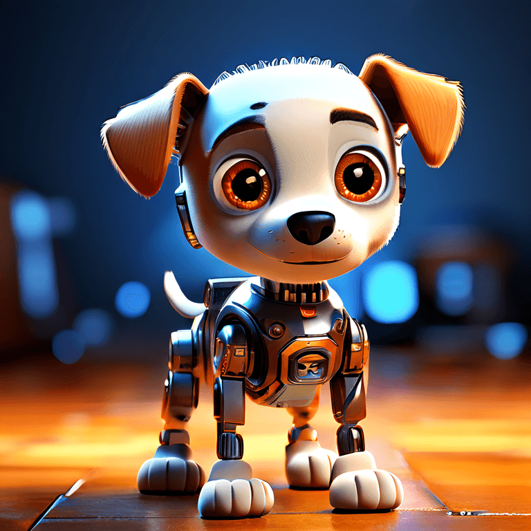 Create small dog robot 