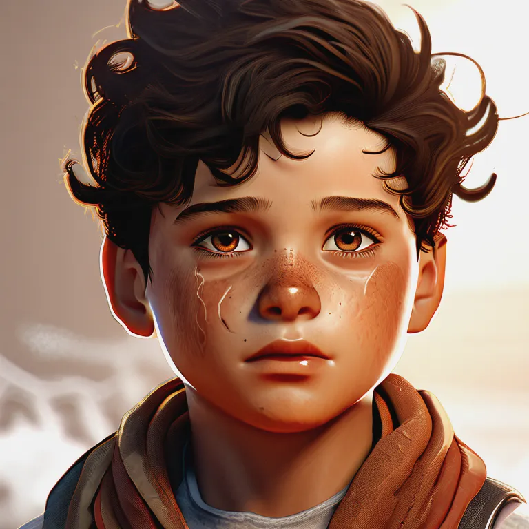 Realistic style character