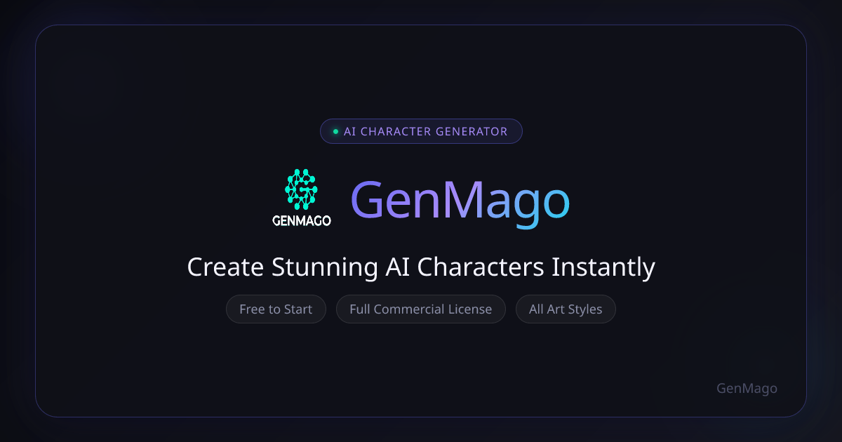 GenMago — Free AI Character Generator